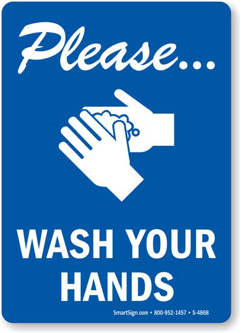 Printable Please Wash Your Hands Sign